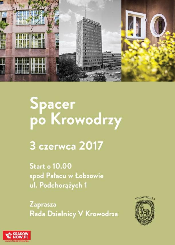 plakat2017 - Spacer po Krowodrzy - 3 czerwca 2017