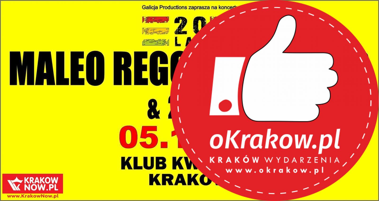 maleo tymoteusz krakow 5listopad 1 - Koncert w Krakowie - 20 lat Maleo Reggae Rockers & 2TM2,3 - 5 listopad 2017
