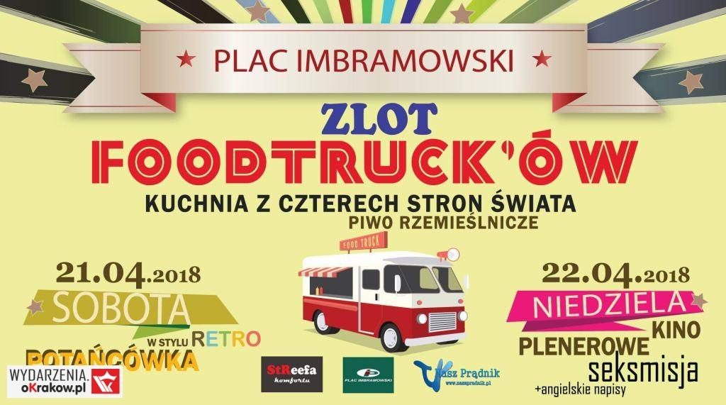 zlot foodtruckow placimbramowski krakow 1024x571 - Zlot Foodtruck'ów na Placu Imbramowskim w Krakowie 21 i 22 kwietnia 2018