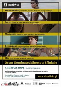 oscar nominated shorts 212x300 - Oscar Nominated Shorts w Krakowskim Sfinksie