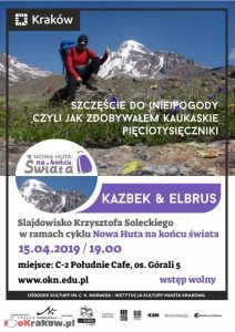 kazbek elbrus 212x300 - Slajdowisko Krzysztofa Soleckiego w ramach cyklu „Nowa Huta na końcu świata”. Wstęp wolny.