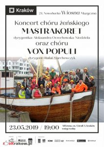 wiosna muzyczna 2019 chory 213x300 - Koncert chóru żeńskiego MASTRAKORET oraz Chóru Vox Populi