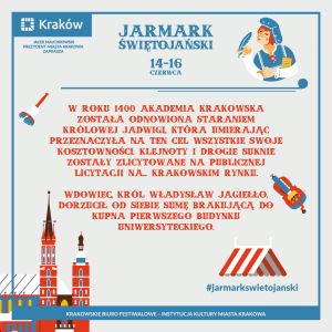 jarmark swietojanski krakow 300x300 - Przestawiamy program Jarmarku Świętojańskiego w Krakowie
