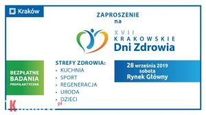 krakowskie dni zdrowia 300x167 - Kraków, 28, 29 września (sobota, niedziela) Krakowskie Dni Zdrowia i Światowy Dzień Serca
