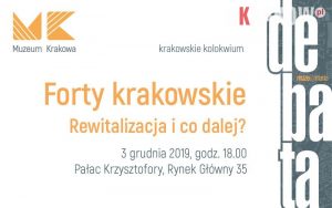 baner kolokwiummk800x50003 12 19 300x188 - Debata „Forty krakowskie - rewitalizacja i co dalej?”