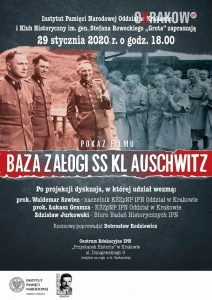 klub grota 212x300 - IPN zaprasza na pokaz filmu „Baza załogi SS KL Auschwitz” – Kraków, 29.01.2020