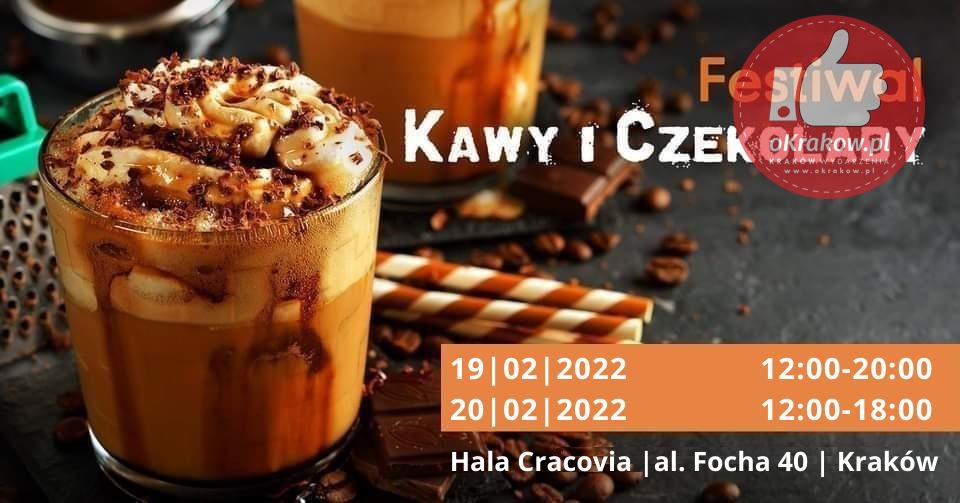 festiwalkawyiczekolady plakat - Festiwal Kawy i Czekolady już 19-20 lutego w Hali Cracovii w Krakowie!