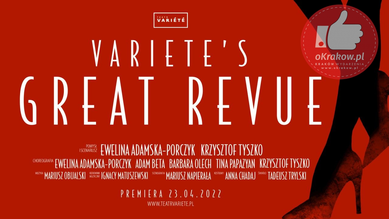 1920x1080 rewia - Krakowski Teatr VARIETE zaprasza na premierę „VARIETE’s Great Revue”