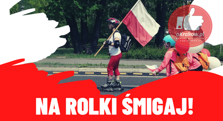 „Dla Biało-Czerwonej” – rodzinny przejazd na rolkach, wrotkach i hulajnogach 2 maja 2022 r. Zapraszamy!