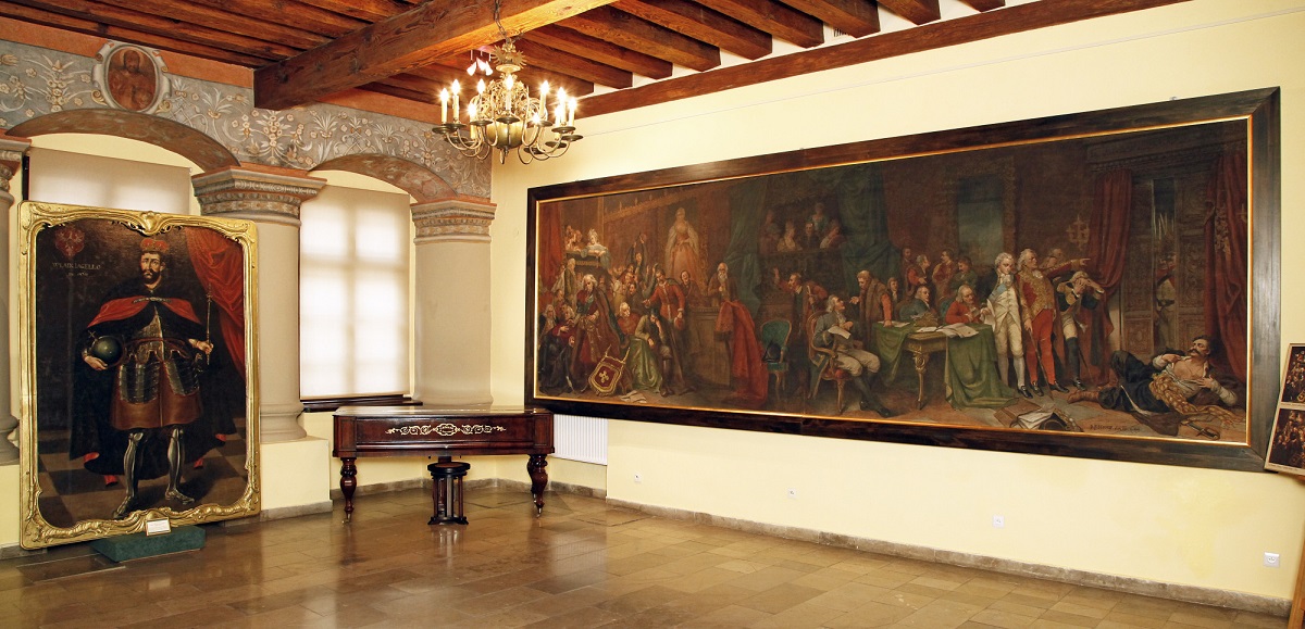 ekspozycja obrazu w muzeum zamojskim w zamosciu - „Rejtan” z muzeum trafi na aukcję.