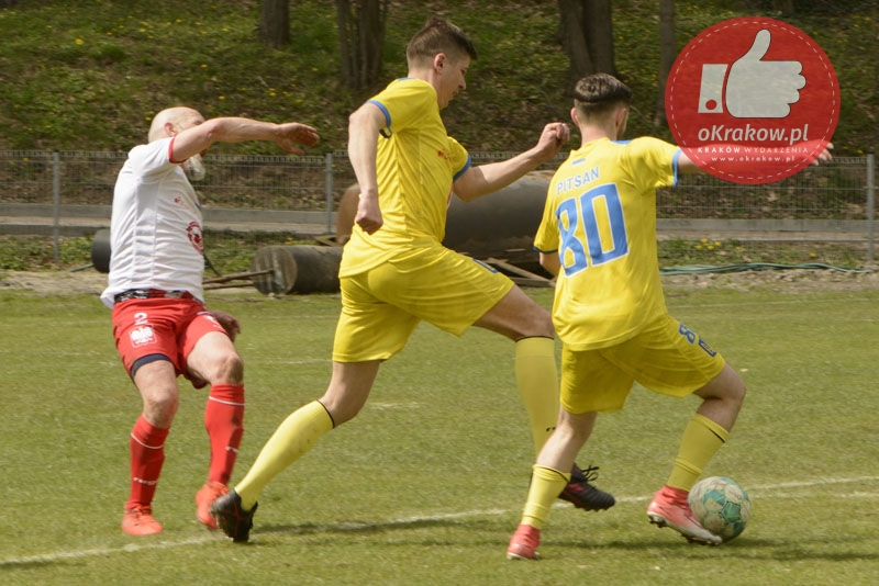 sdc9400 - Charytatywny mecz piłki nożnej na stadionie KS Prokocim Polska vs Ukraina.