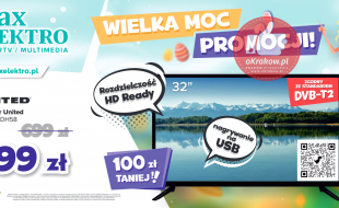 wielkanocna promocja 2022 na telewizor united 310x190 - Lokalne Ogłoszenia Drobne Kraków - Małopolska