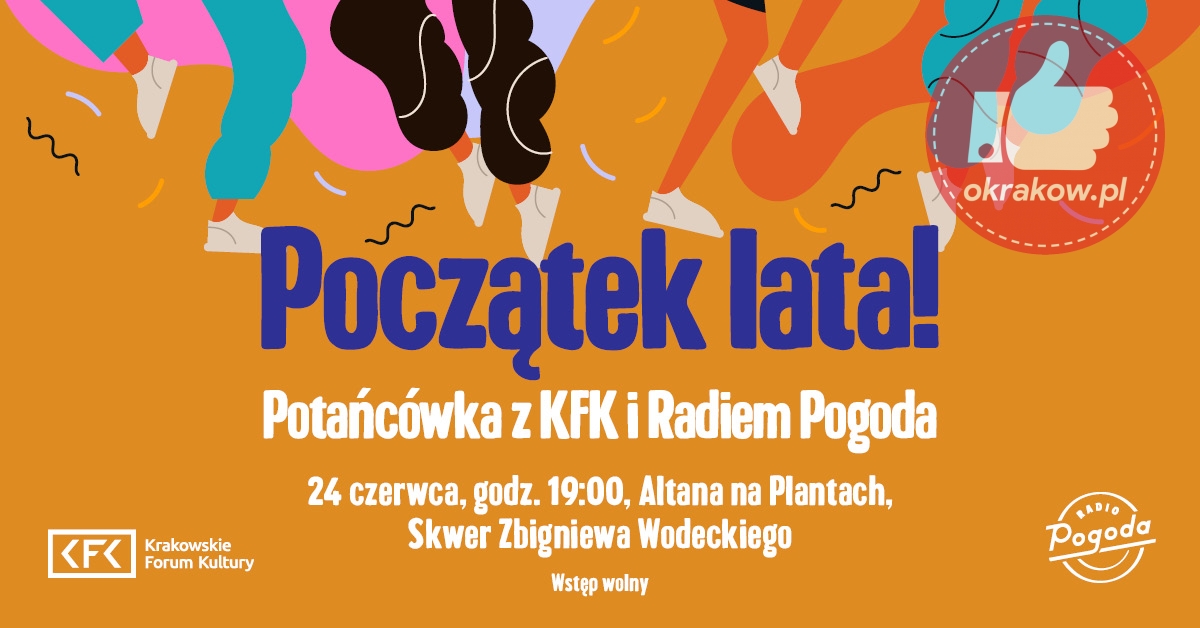 potancowka - Tanecznym krokiem rozpoczynamy lato — Potańcówka z Krakowskim Forum Kultury i Radiem Pogoda
