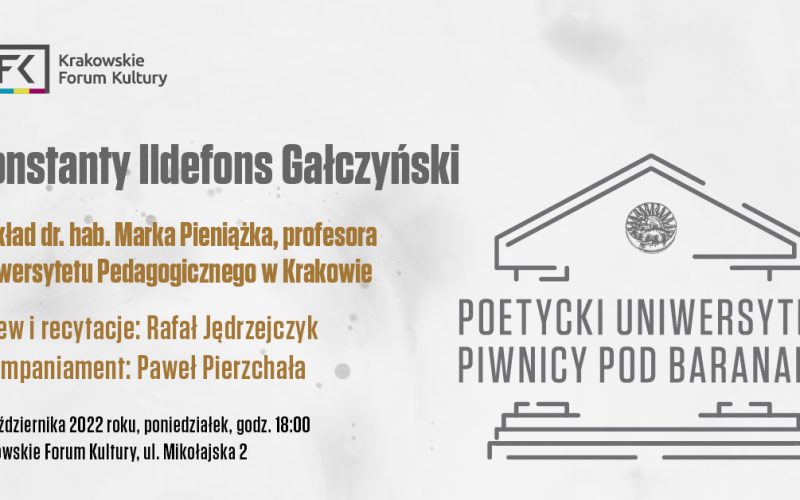 Poetycki Uniwersytet Piwnicy pod Baranami Konstanty Ildefons Gałczyński