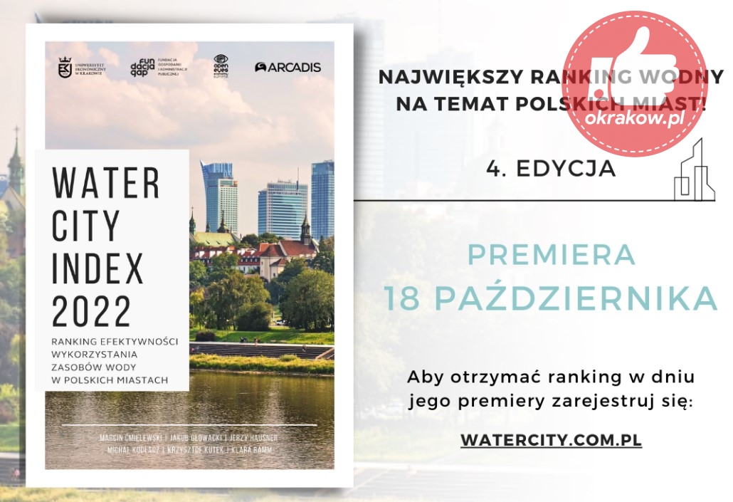 12pazdziernik - Już wkrótce kolejna edycja raportu “Water City Index” Arcadis Polska