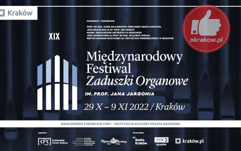 XIX Międzynarodowy Festiwal Zaduszki Organowe im. prof. Jana Jargonia