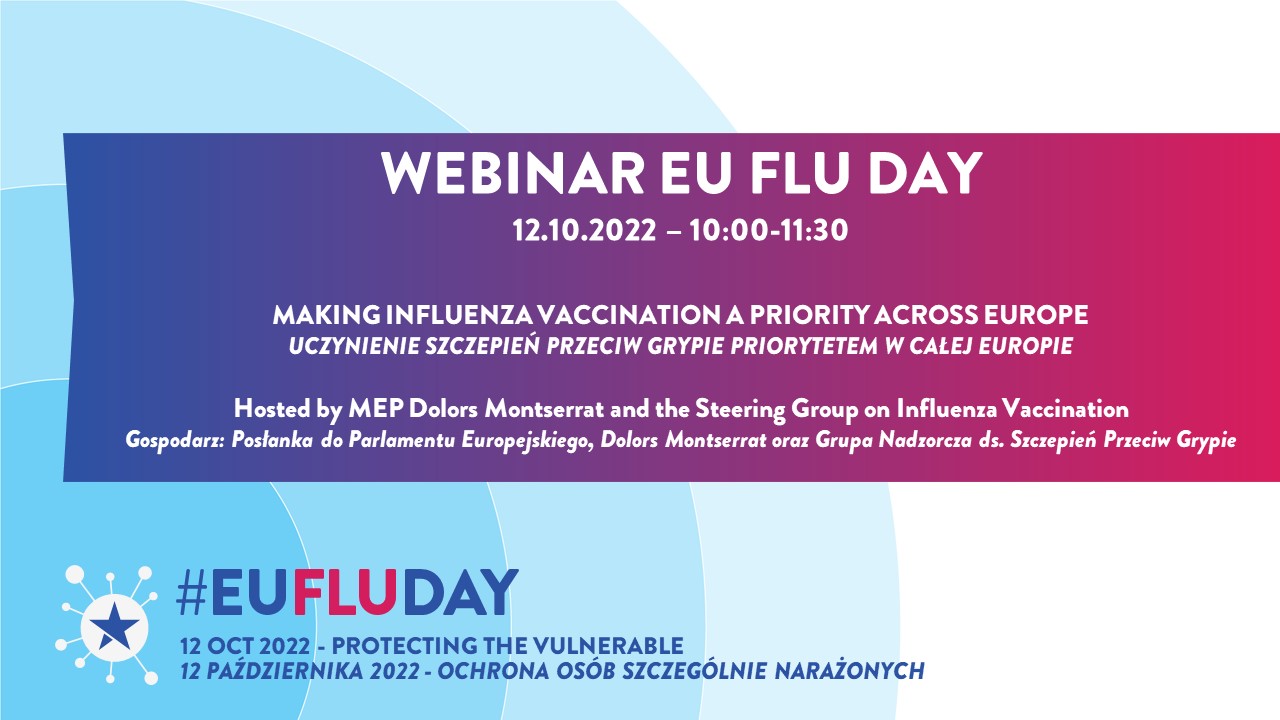 webinar eu flu day - Szczepienia przeciw grypie priorytetem w Europie? Europejski Flu Day 2022 już 12 października!
