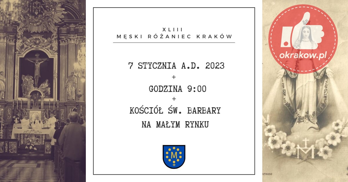 mrozaniec kr - Zapraszamy Was na Męski Różaniec w Krakowie.