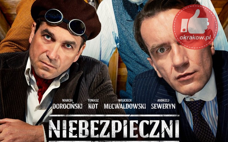 niebezpieczni dzentelmeni oficjalny plakat 800x500 - KBF info: Krakowska premiera filmu "Niebezpieczni dżentelmeni"