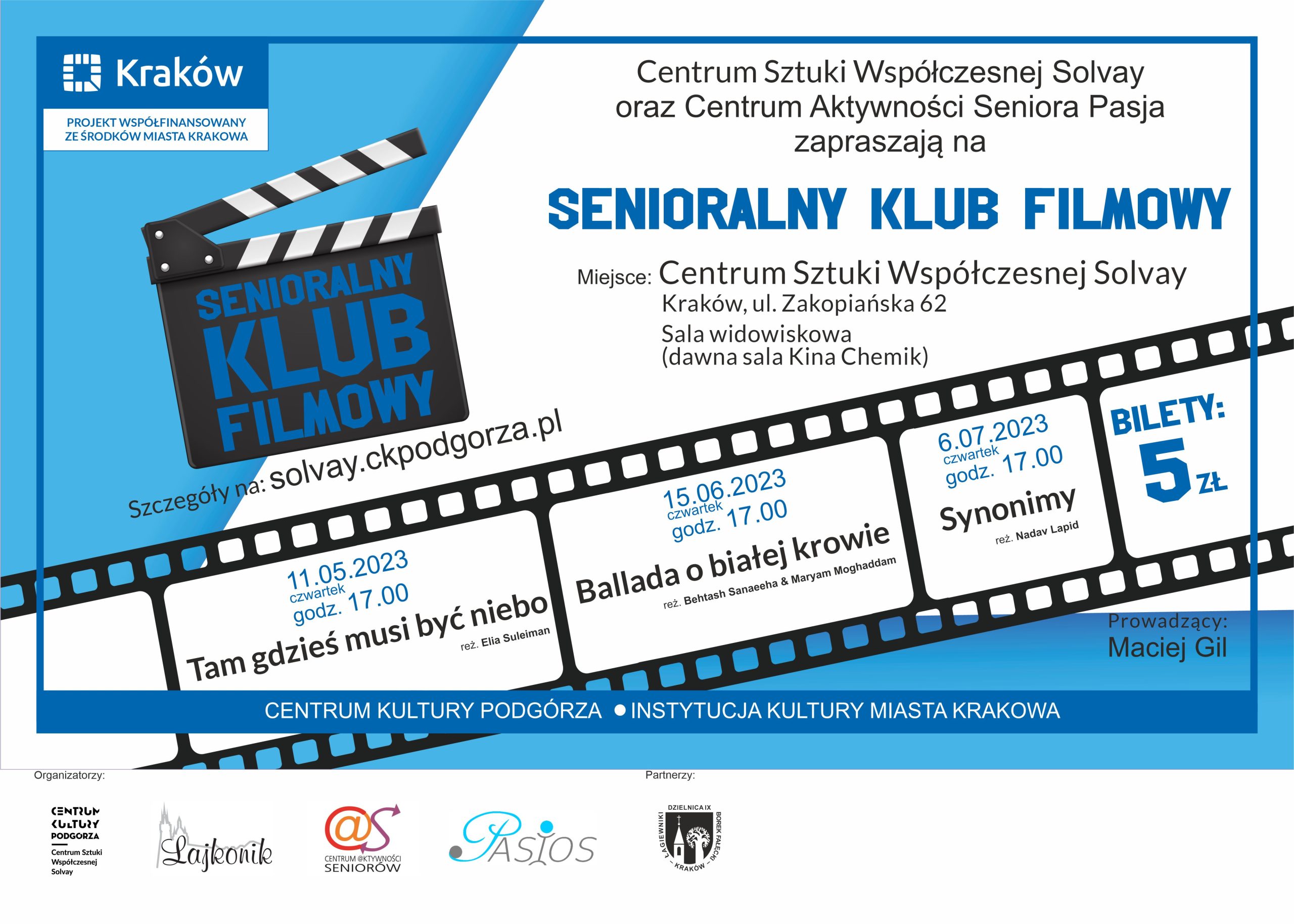 plakat skf v vi.2023 scaled - SENIORALNY KLUB FILMOWY CSW SOLVAY & CAS PASJA