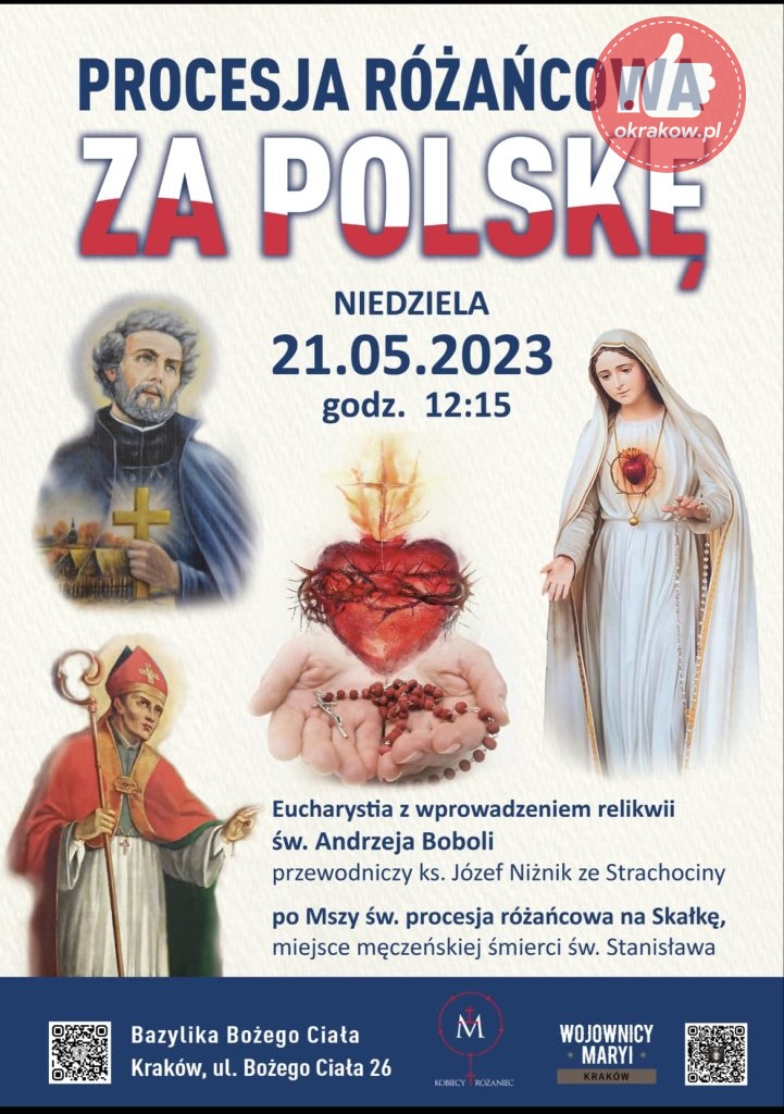 rozaniec za polske 721x1024 - Procesja Różańcowa za Polskę