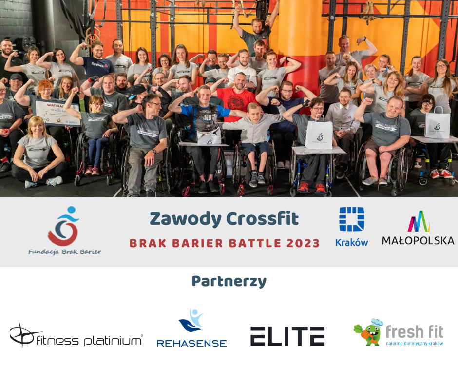 zawody brak barier battle 2023 - Ogólnopolskie Zawody Crossfitu na Wózkach - Brak Barier Battle 2023