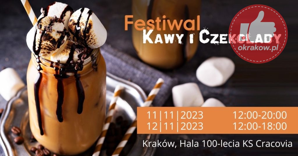 366940387 738074891686434 5190260019443600593 n 1024x537 - Festiwal Kawy i Czekolady/Festiwal Jesieniary w Krakowie 11-12.11.2023r. Hala Cracovia