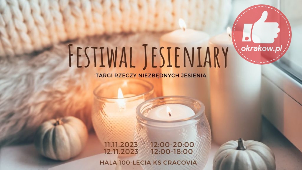 festiwal jesieniary 1 1024x576 - Festiwal Kawy i Czekolady/Festiwal Jesieniary w Krakowie 11-12.11.2023r. Hala Cracovia