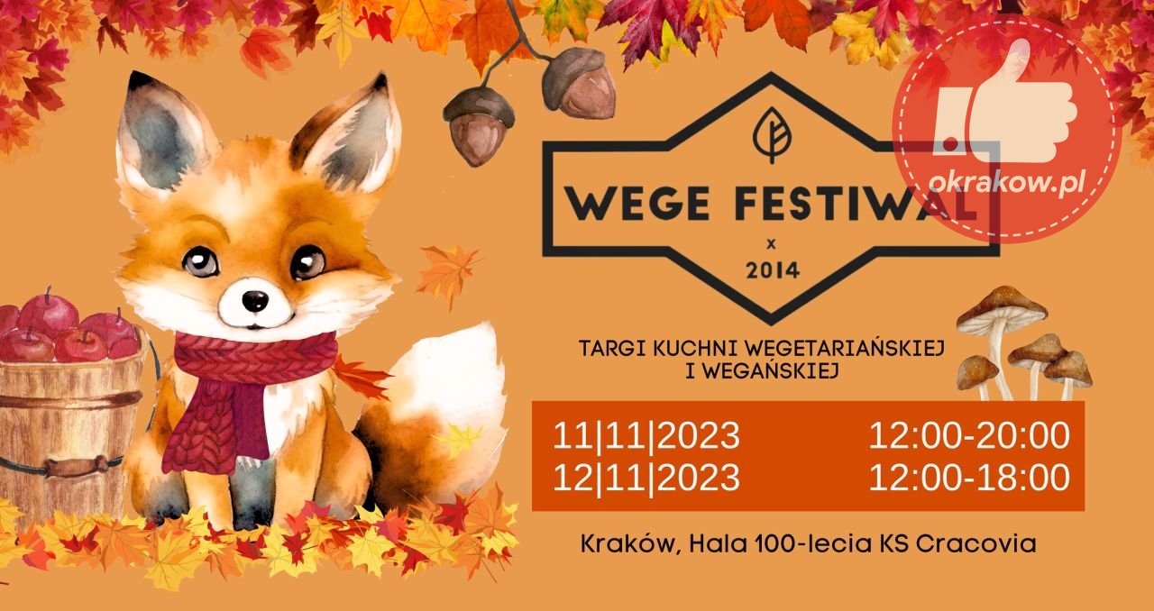 wege festiwal krakow - Już 11-12 listopada w Krakowie odbędzie się święto wszystkich wegetarian- Wege Festiwal!