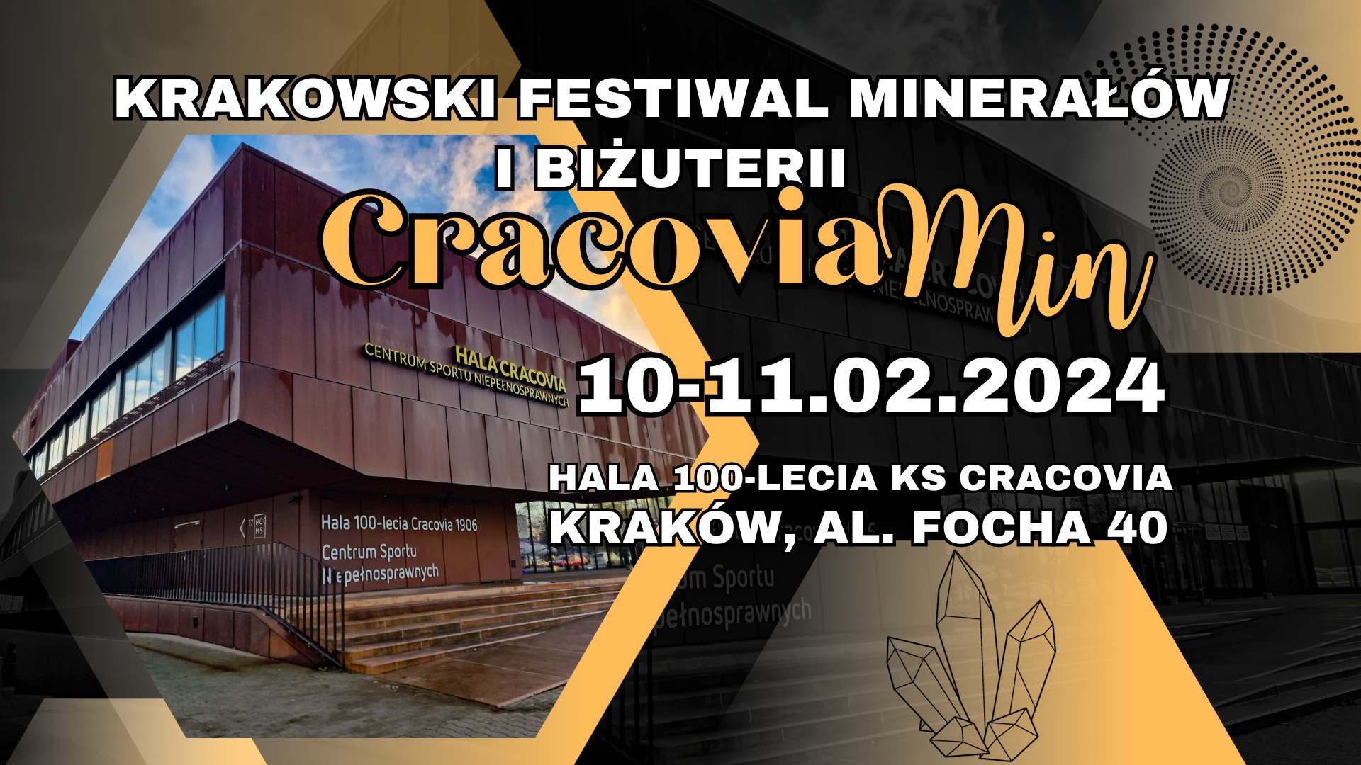 facebook tlo 2 1920 x 1080 px - CRACOVIA MIN - Festiwal Minerałów i Biżuterii w Hali Cracovia!