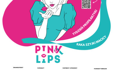 pink lips plakat 400x240 - Akcja profilaktyczna „Pink Lips” w Galerii Bronowice
