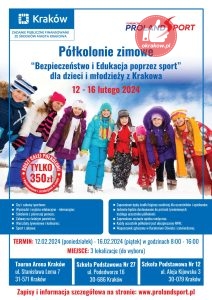 prolandsport polkolonie zima 2024 212x300 - Ferie w Krakowie nie muszą być drogie