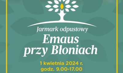 kfk2024 a3 emaus poster start pp 400x240 - Jarmark odpustowy Emaus – w tym roku przy Błoniach Informacje organizacyjne i zmiana w organizacji ruchu