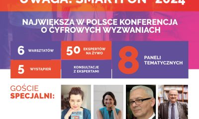 plakat 2024 400x240 - Już jutro najważniejsza konferencja w Krakowie! To już 3. edycja "Uwaga! Smartfon"