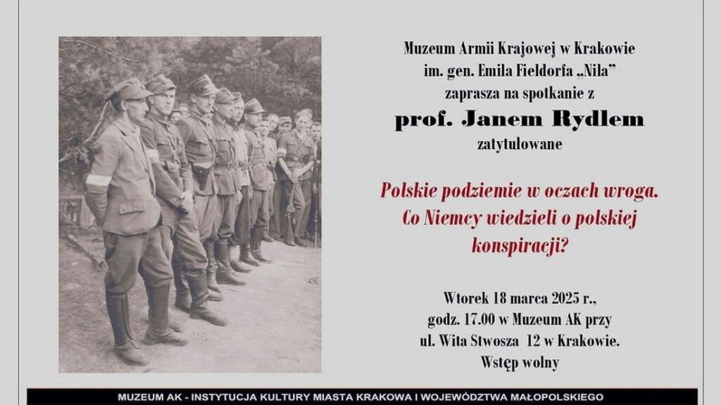 Zaproszenie na spotkanie z prof. Janem Rydlem