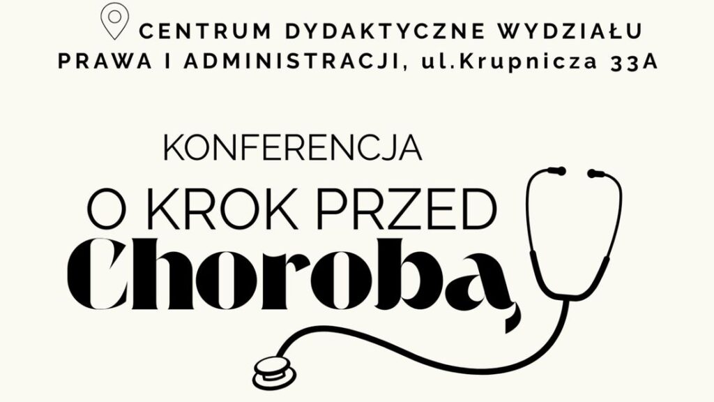 Konferencja zdrowotna "O krok przed chorobą" - grafika