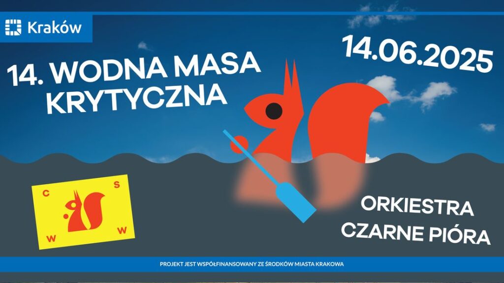 14. Wodna Masa Krytyczna w Krakowie - grafika