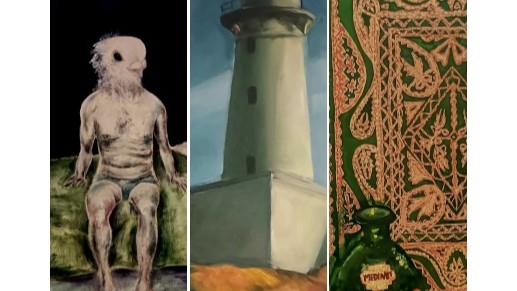 wystawa końcoworoczna uczniów Liceum Sztuk Plastycznych Cosinus - prace