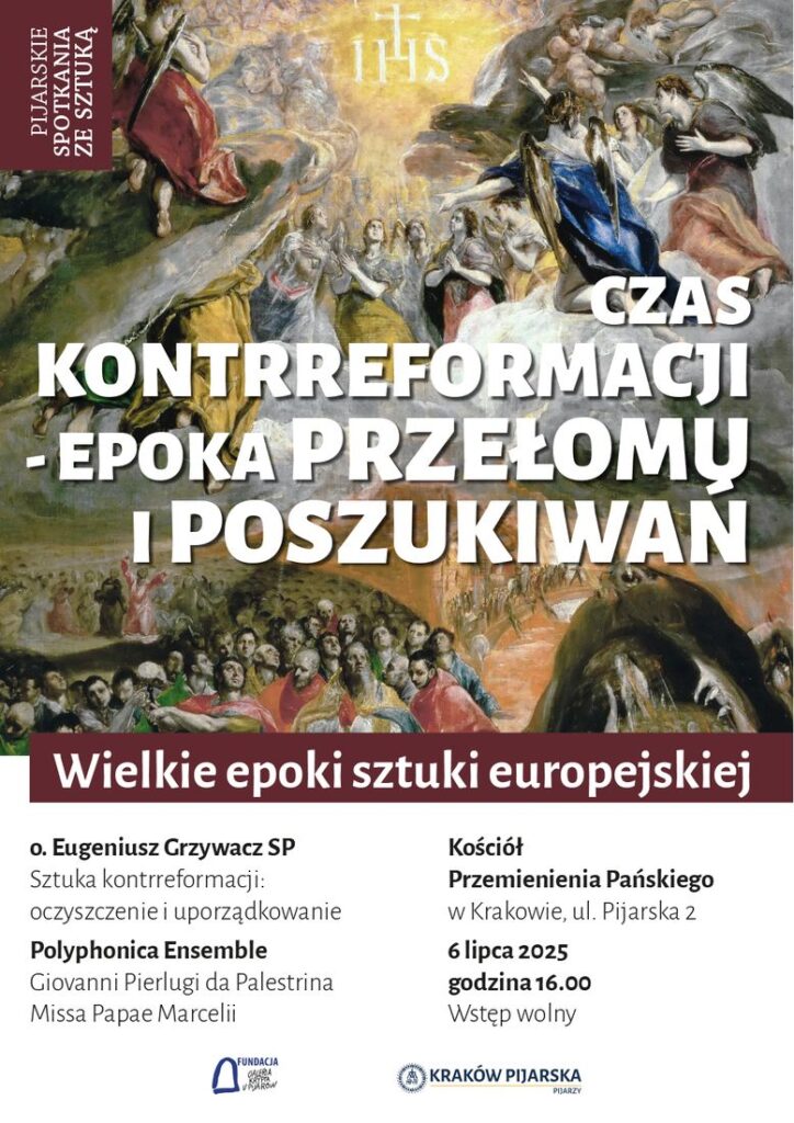 Czas kontrreformacji - epoka przełomu i poszukiwań - plakat