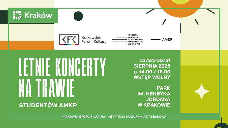Letnie Koncerty na Trawie w Parku Jordana - grafika