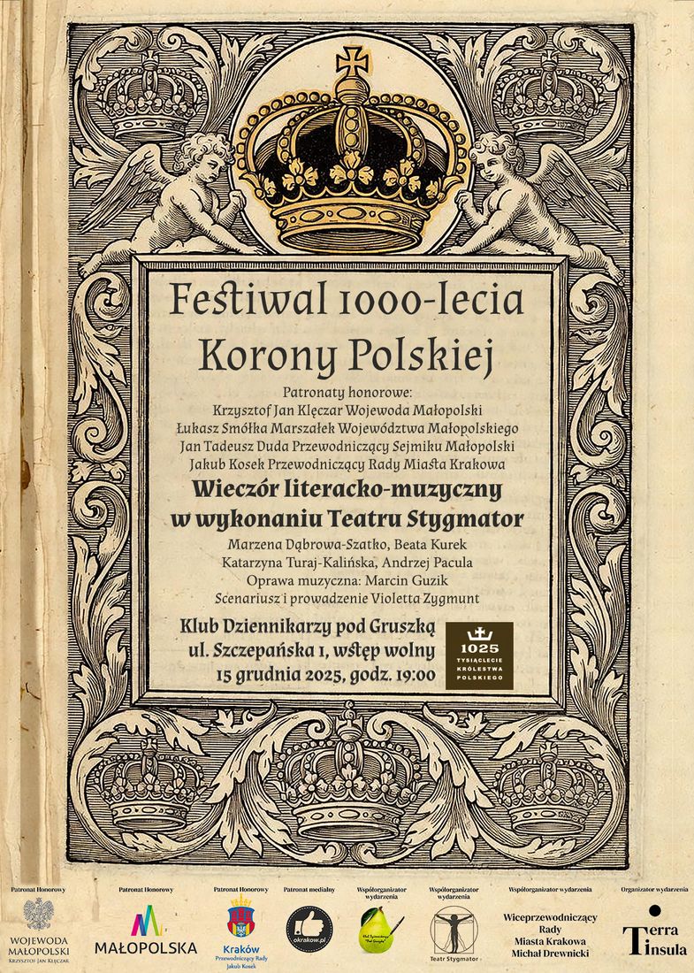 festiwal wieczor literacki plakat