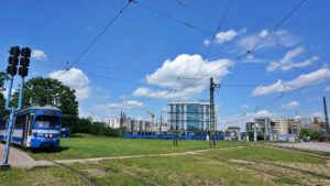 Pętla tramwajowa na Osiedlu Piastów w Krakowie