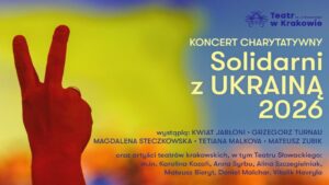 Koncert charytatywny "Solidarni z Ukrainą 2026" w Krakowie - grafika