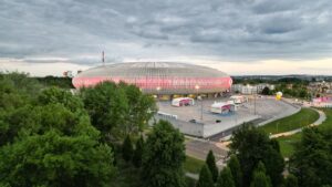 Tauron Arena Kraków - miejsce finału Pucharu Polski w siatkówce