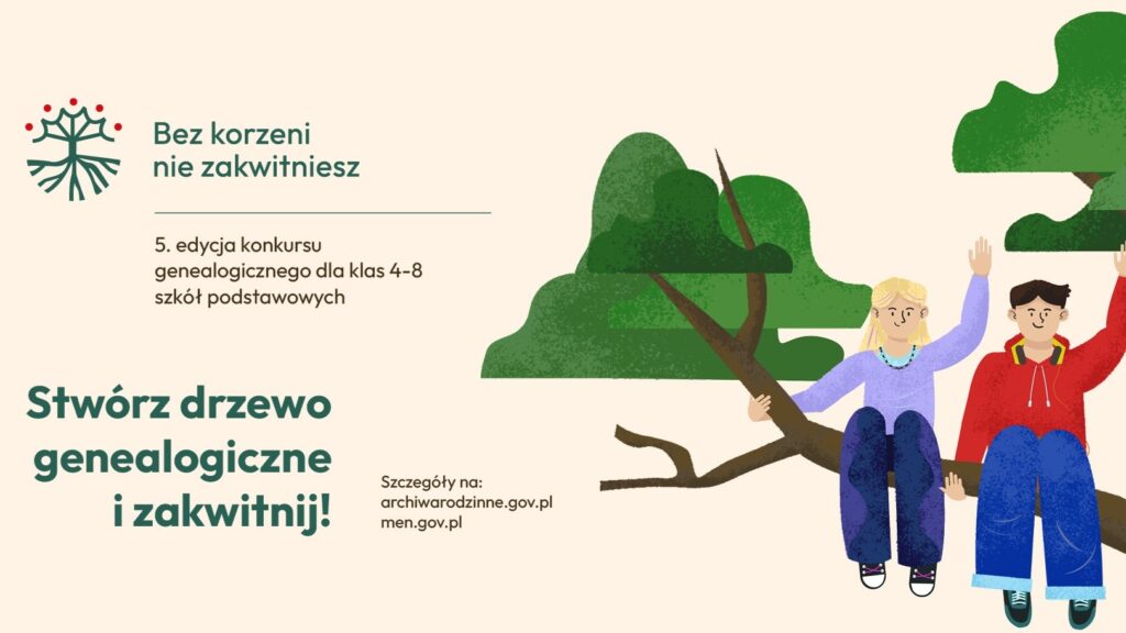 Bez korzeni nie zakwitniesz - plakat konkursu