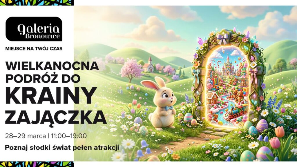 Wielkanocny Zajączek w Galerii Bronowice